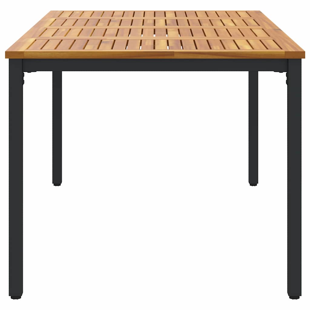 Vanjski stol Prirodna i crna 180 x 90 x 75 cm