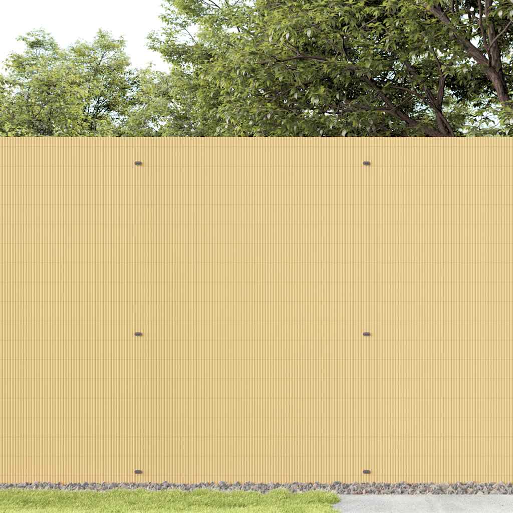 Vrtna ograda dvostrana žuta 1,8x3 m PVC