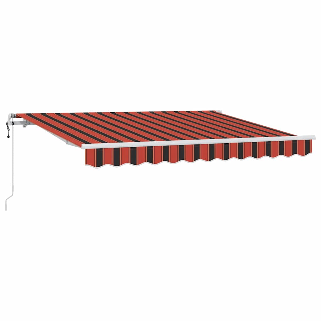 Skrovita tenda Narančasta 250 x 200 cm tkanina