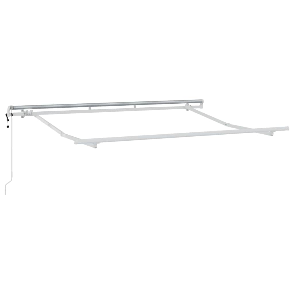 Skrovita tenda Žuta i Siva 250 x 200 cm tkanina