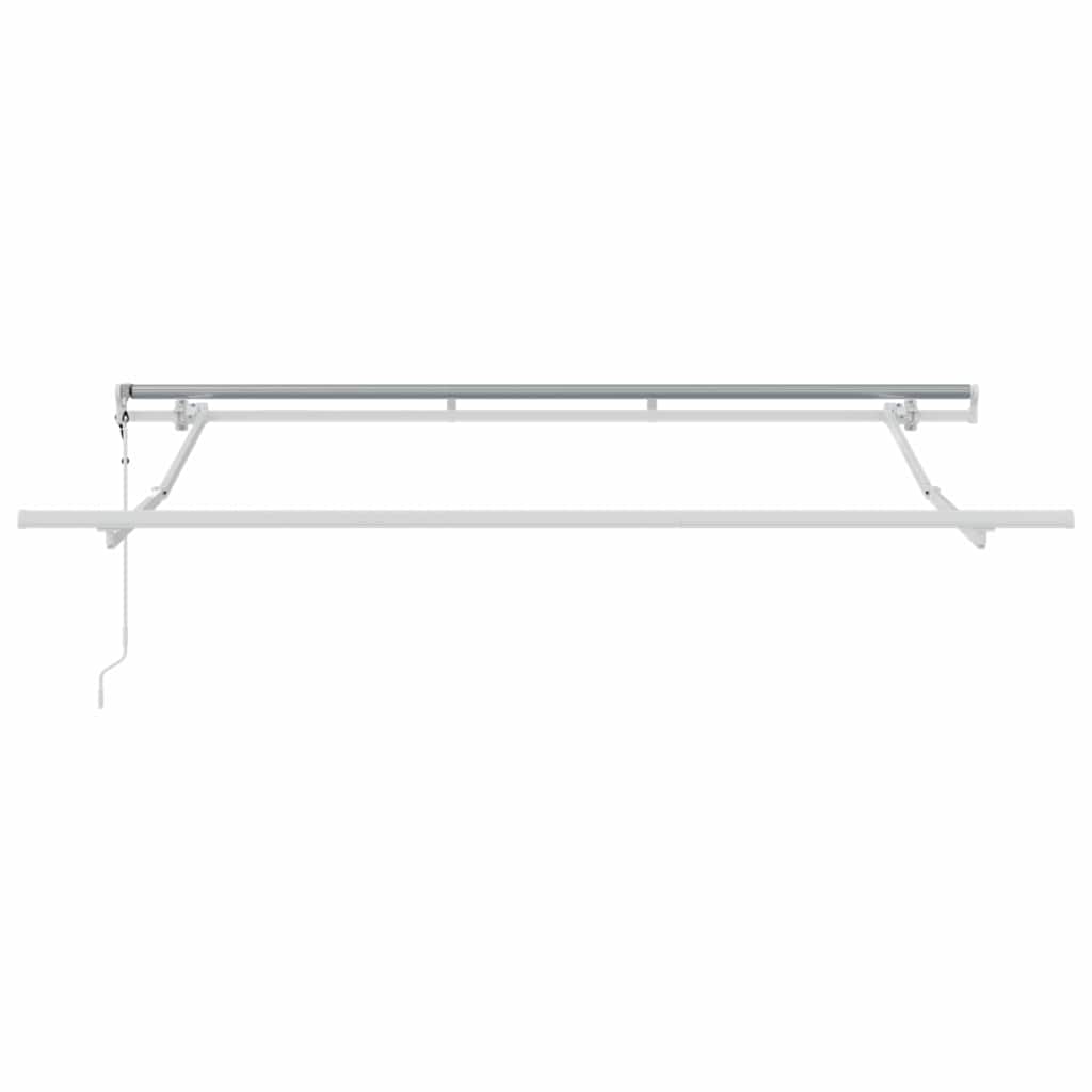 Skrovita tenda Žuta i Siva 250 x 200 cm tkanina