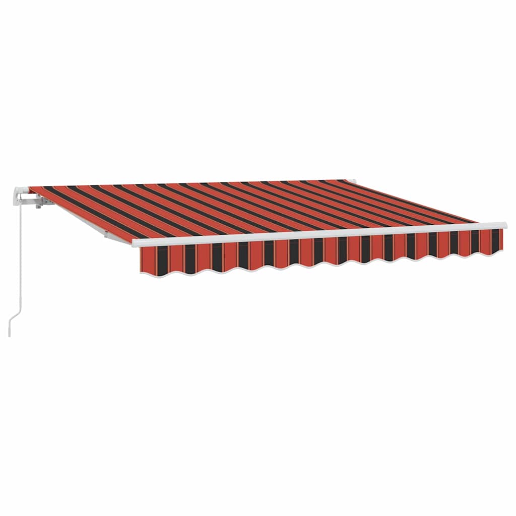 Skrovita tenda Narančasta 300 x 200 cm tkanina