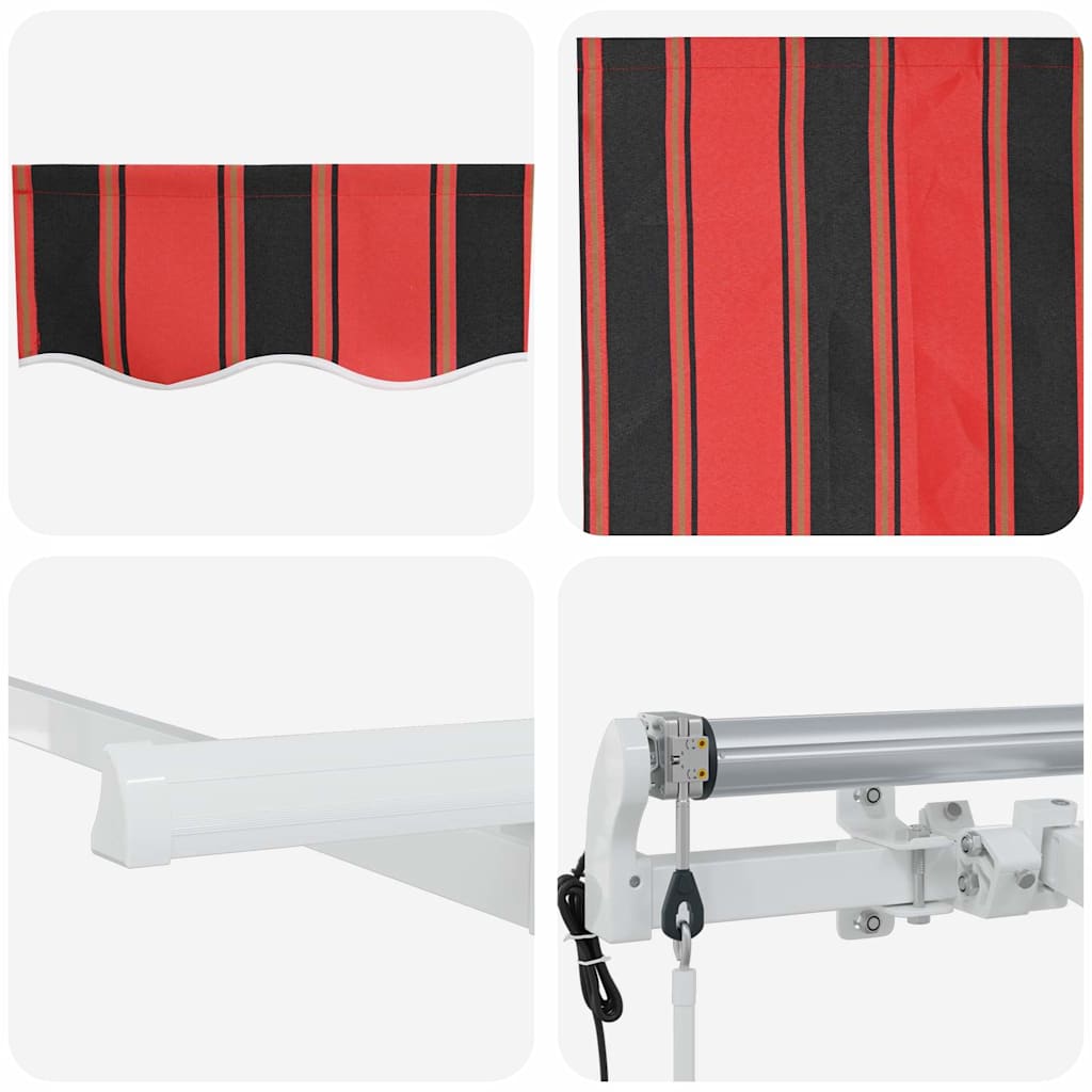 Skrovita tenda Narančasta 300 x 200 cm tkanina