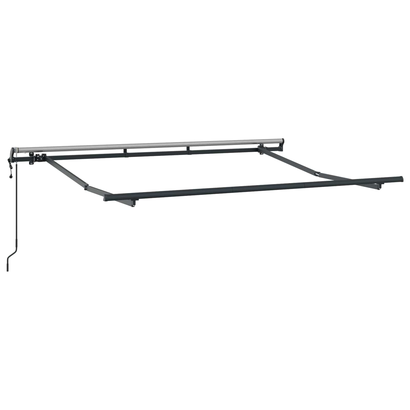 Skrovita tenda Narančasta 300 x 200 cm tkanina