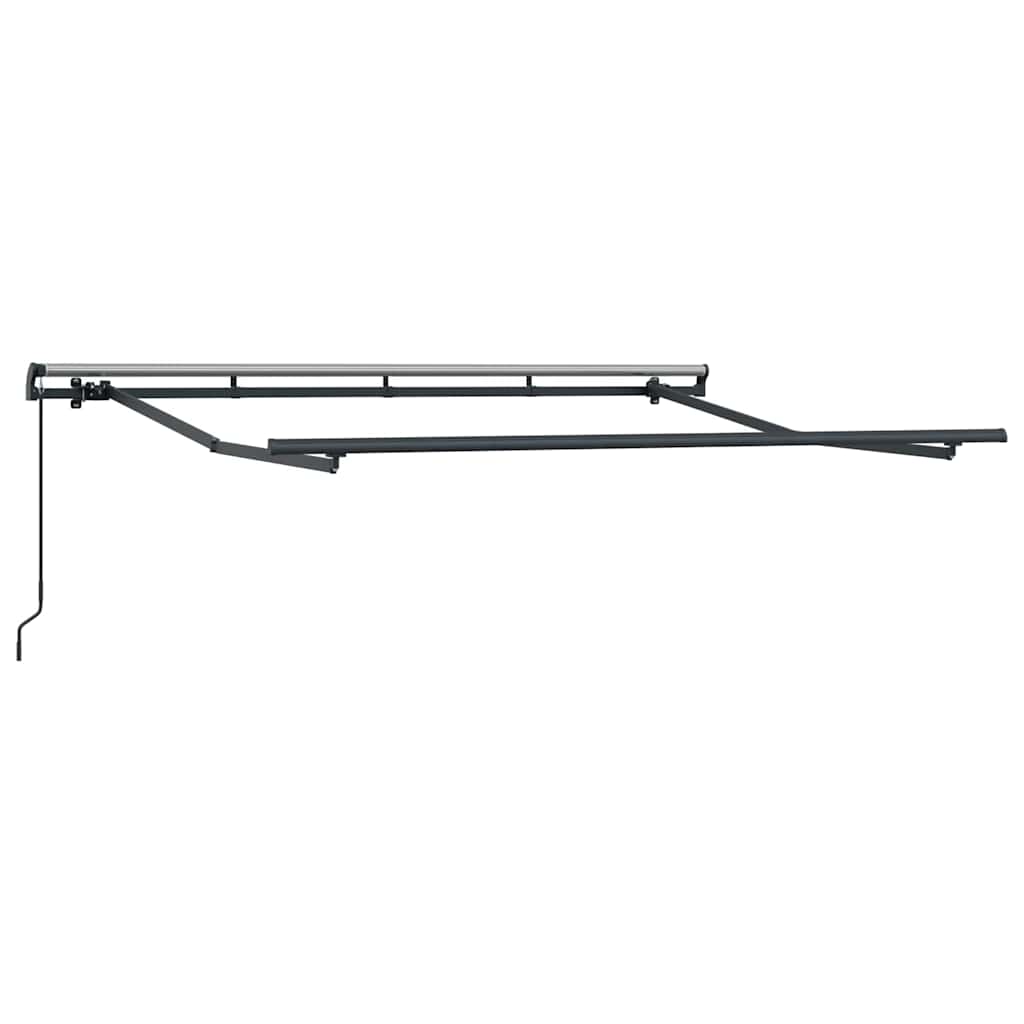 Skrovita tenda Bijelo 300 x 200 cm tkanina