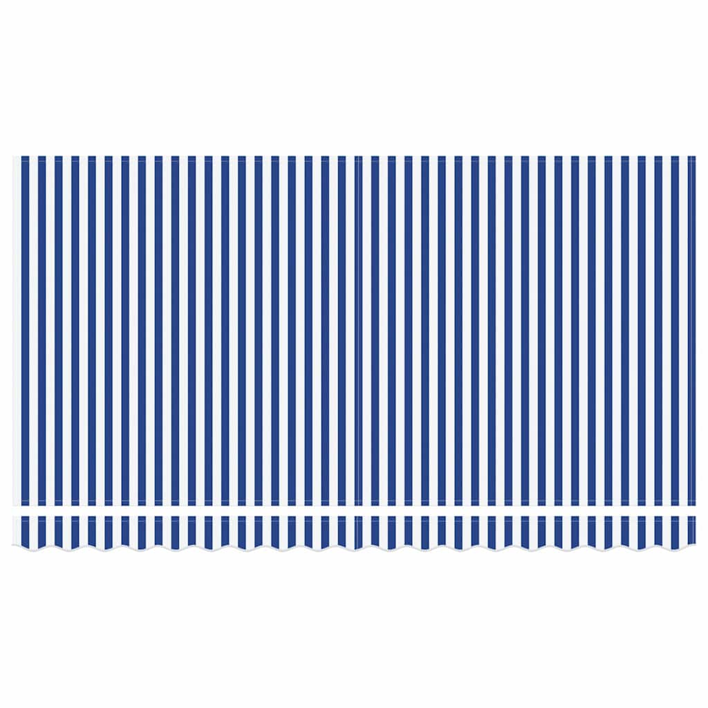 Okvir tende Plava i bijela 350 x 200 cm Poliester s PU premazom