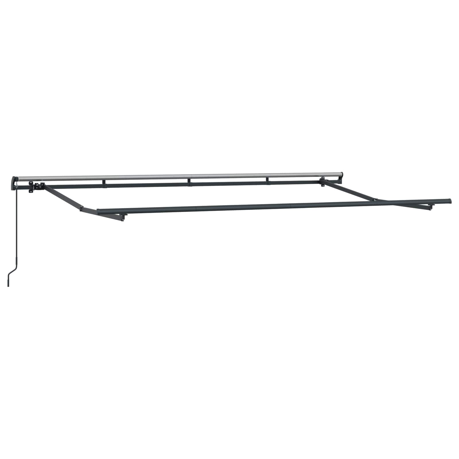 Skrovita tenda Narančasta 350 x 200 cm tkanina