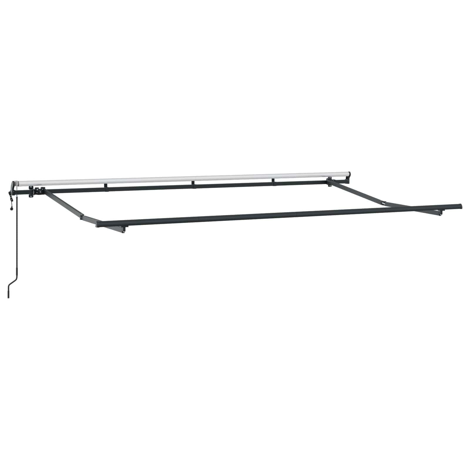 Skrovita tenda Narančasta 350 x 200 cm tkanina