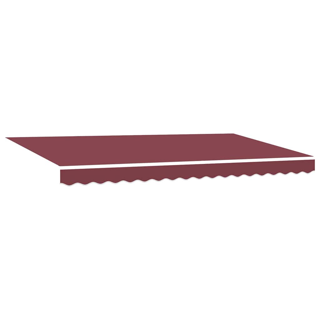 Okvir tende Tamno crvena 350 x 200 cm Poliester s PU premazom