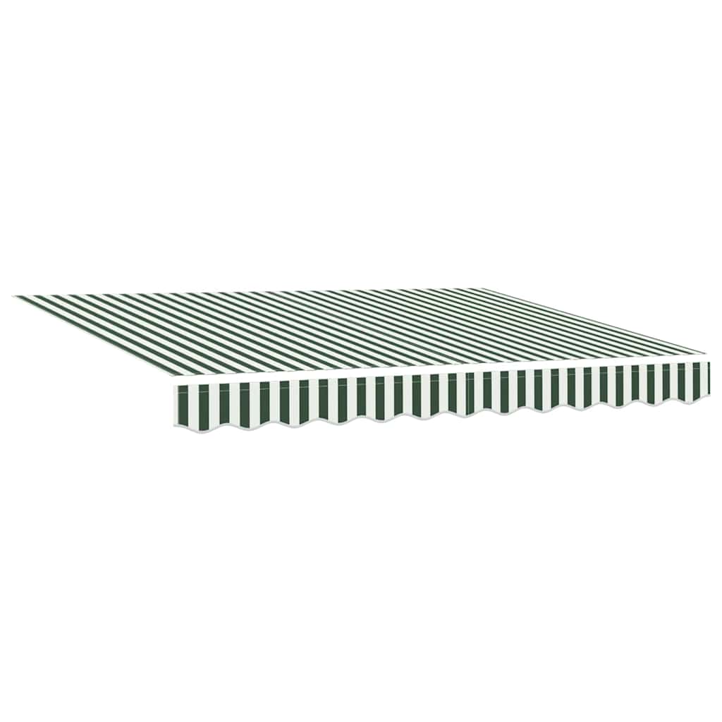 Skrovita tenda Zelena 350 x 200 cm tkanina