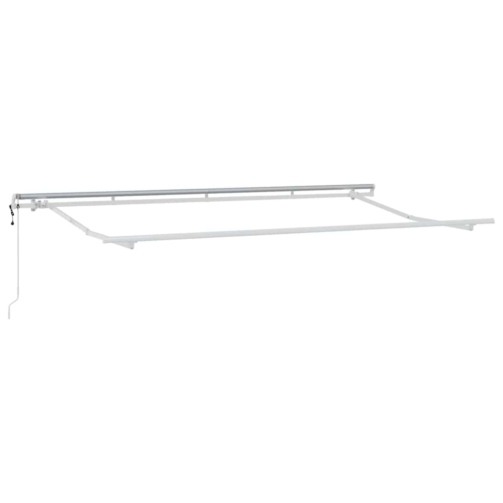 Skrovita tenda Zelena 400 x 200 cm tkanina