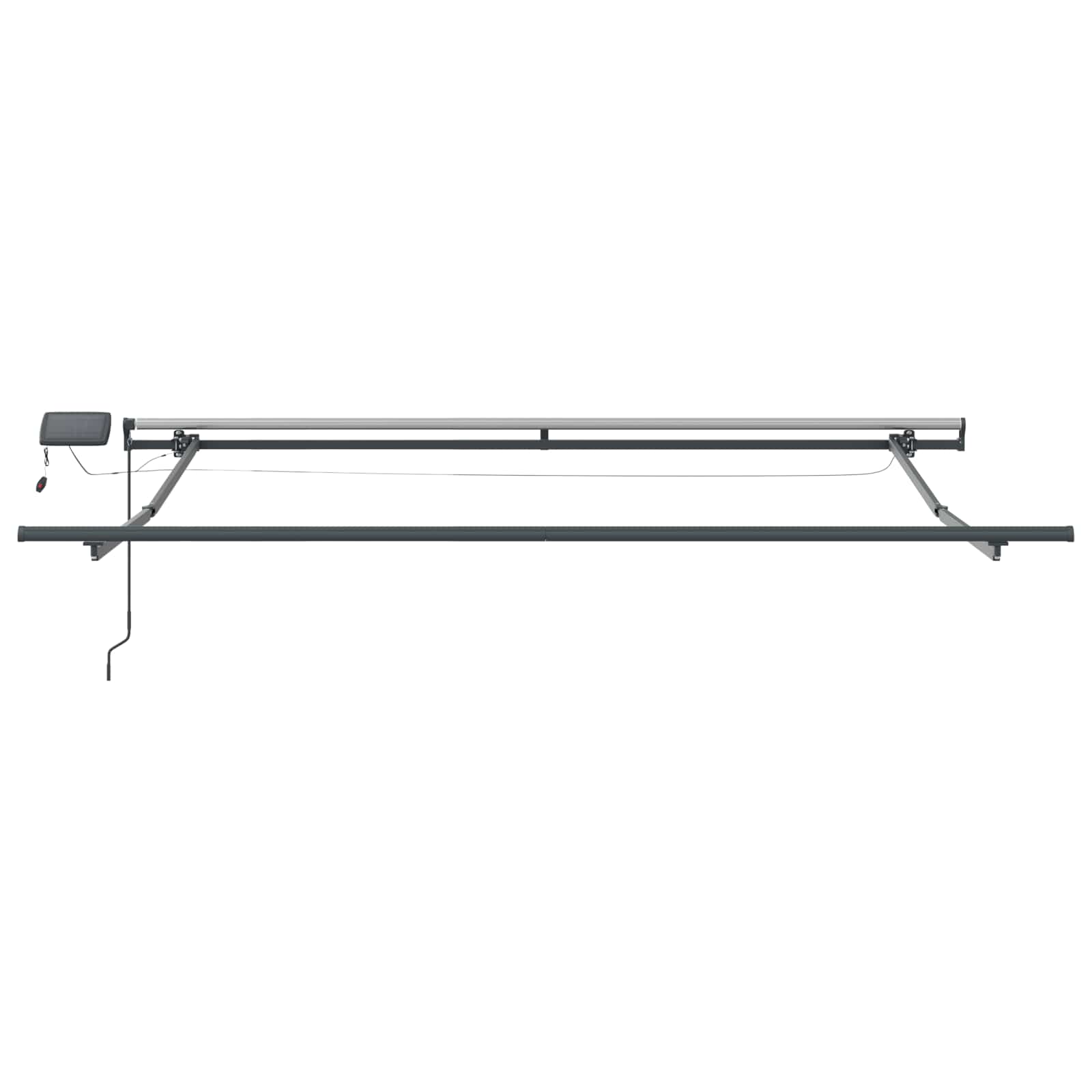 Povlačivi tende Šareni 300 x 250 cm Tkanina i Aluminij