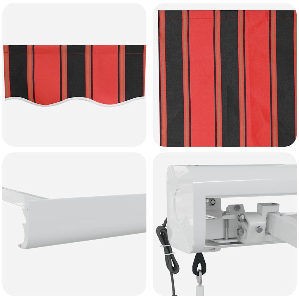 Povlačivi tende narančasta i smeđa 350 x 250 cm