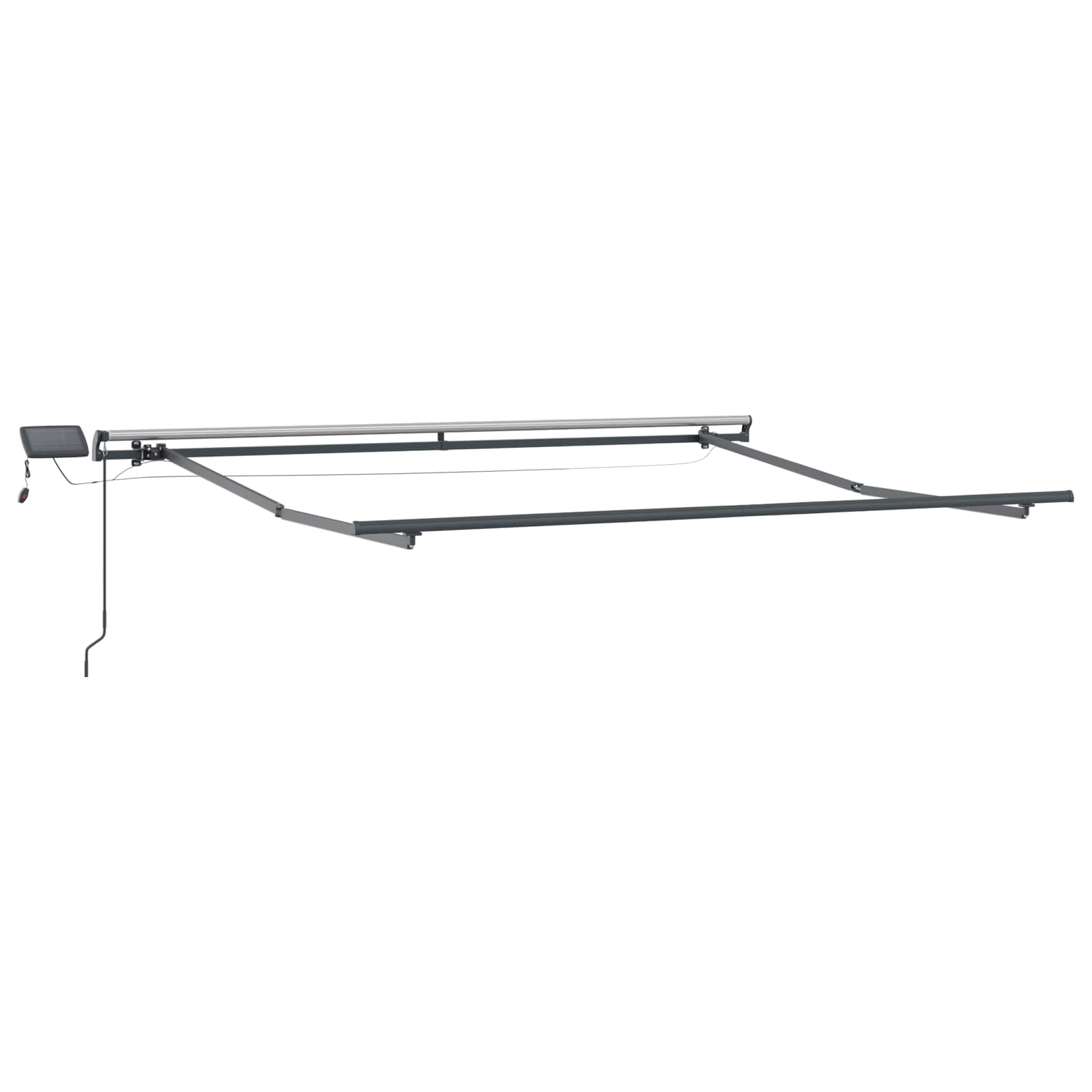 Povlačivi tende Šareni 350 x 250 cm Tkanina i Aluminij