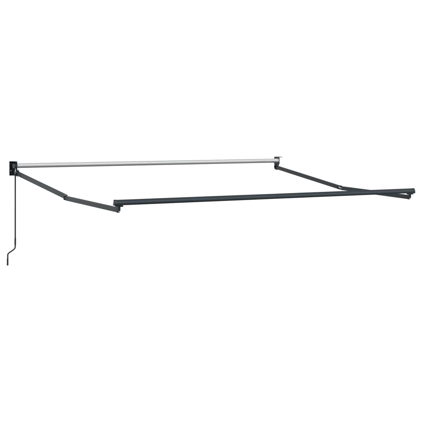 Povlačivi tende Crna 350 x 250 cm 100% Poliester i Aluminij