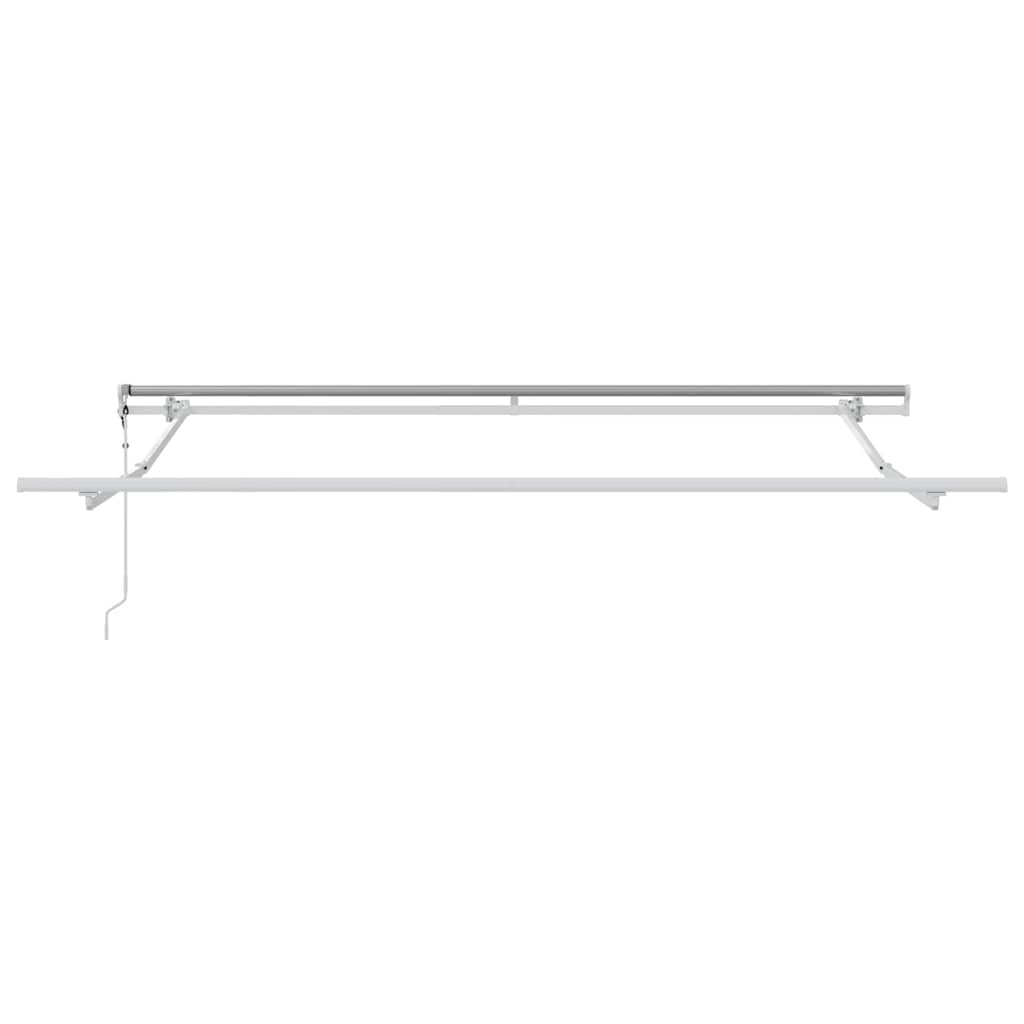 Povlačivi tende Bijela 350 x 250 cm Tkanina i Aluminij
