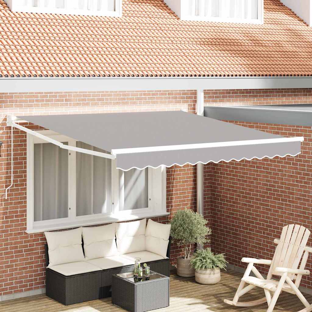 Povlačivi tende Svjetlosiva 350 x 250 cm