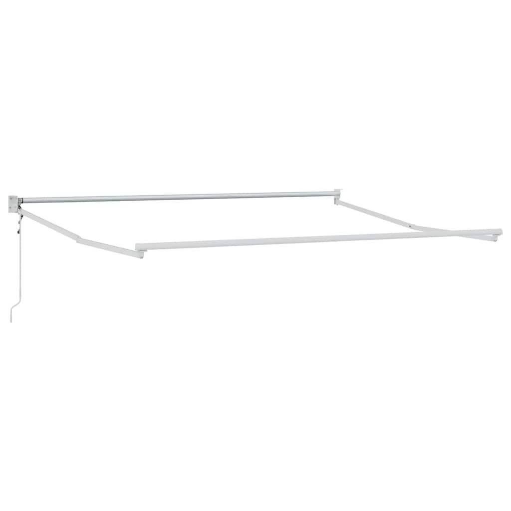 Nadstrešnica Crvena 350 x 250 cm Poliester i metal