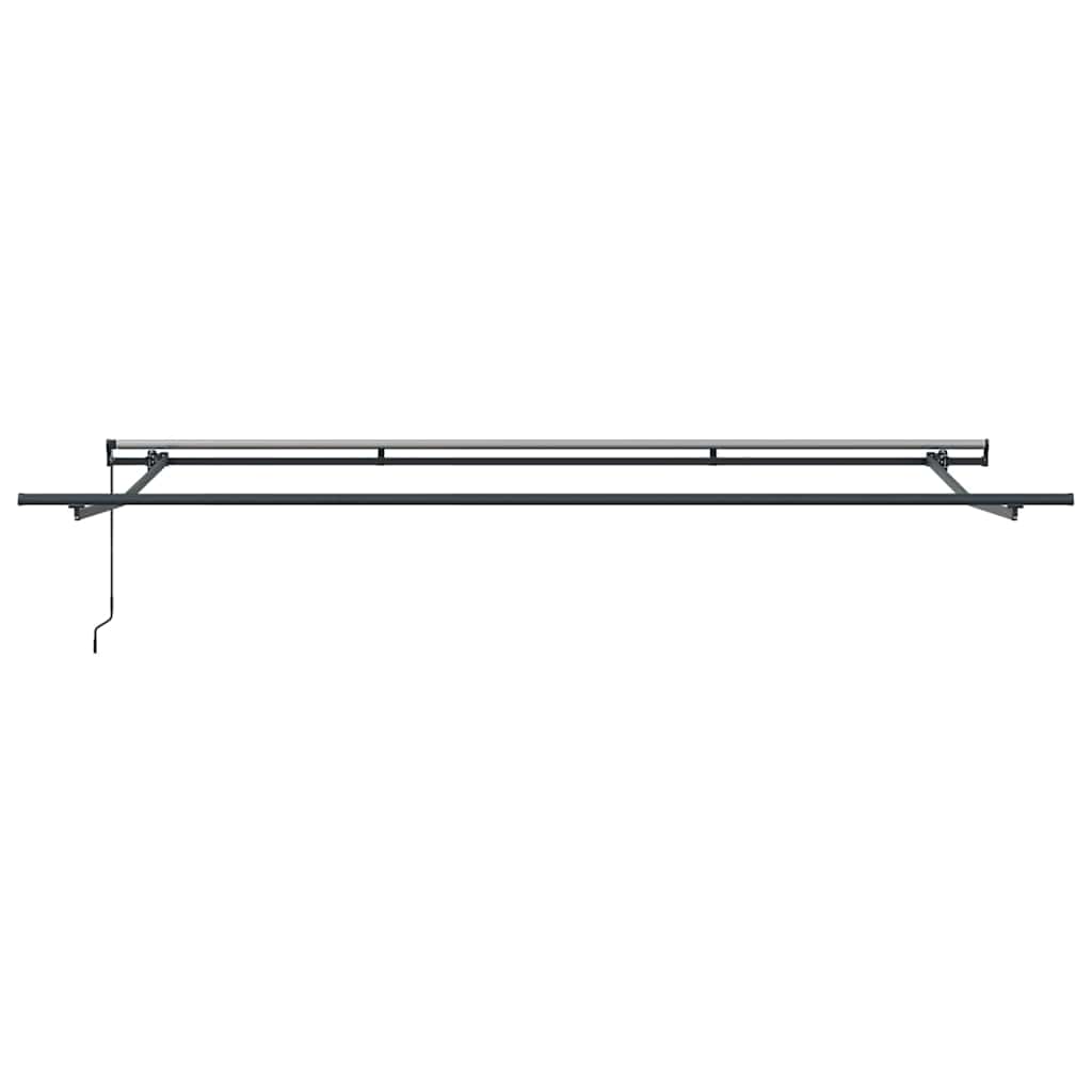 Povlačivi tende Svjetlosiva 400 × 300 cm Poliester i aluminij