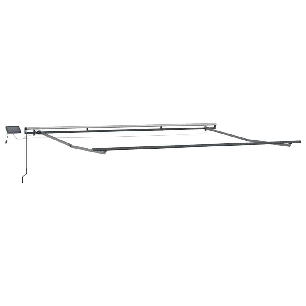 Skrovita tenda Zelena i žuta 400 ×300 cm tkanina