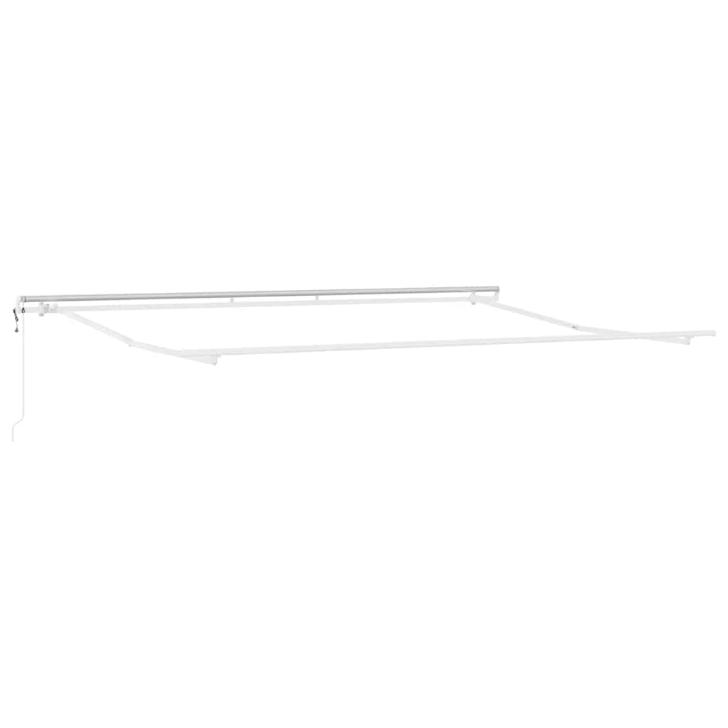 Povlačivi tende Šareni 400 × 350 cm Tkanina i Aluminij