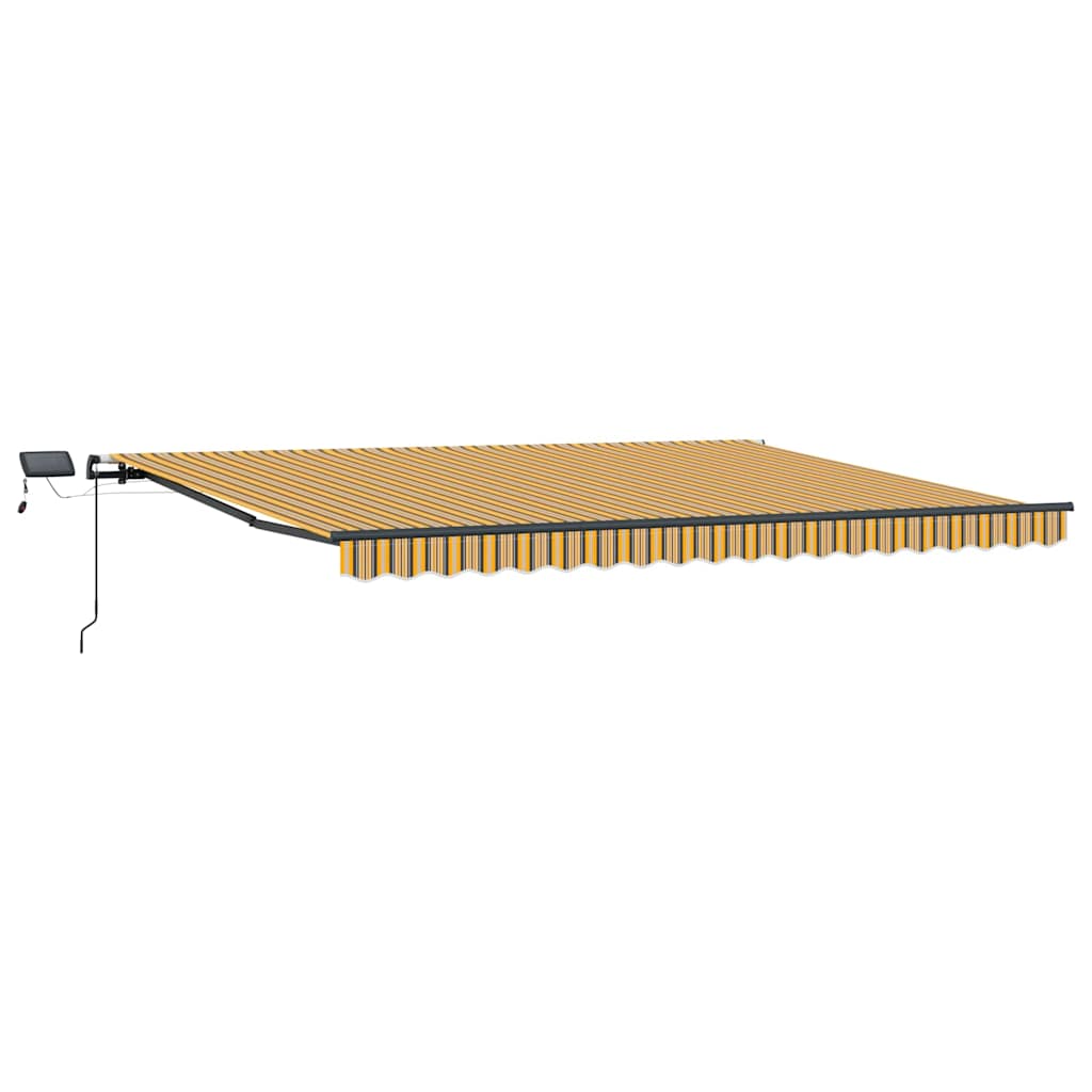 Povlačivi tende Šareni 400 × 350 cm Tkanina i Aluminij