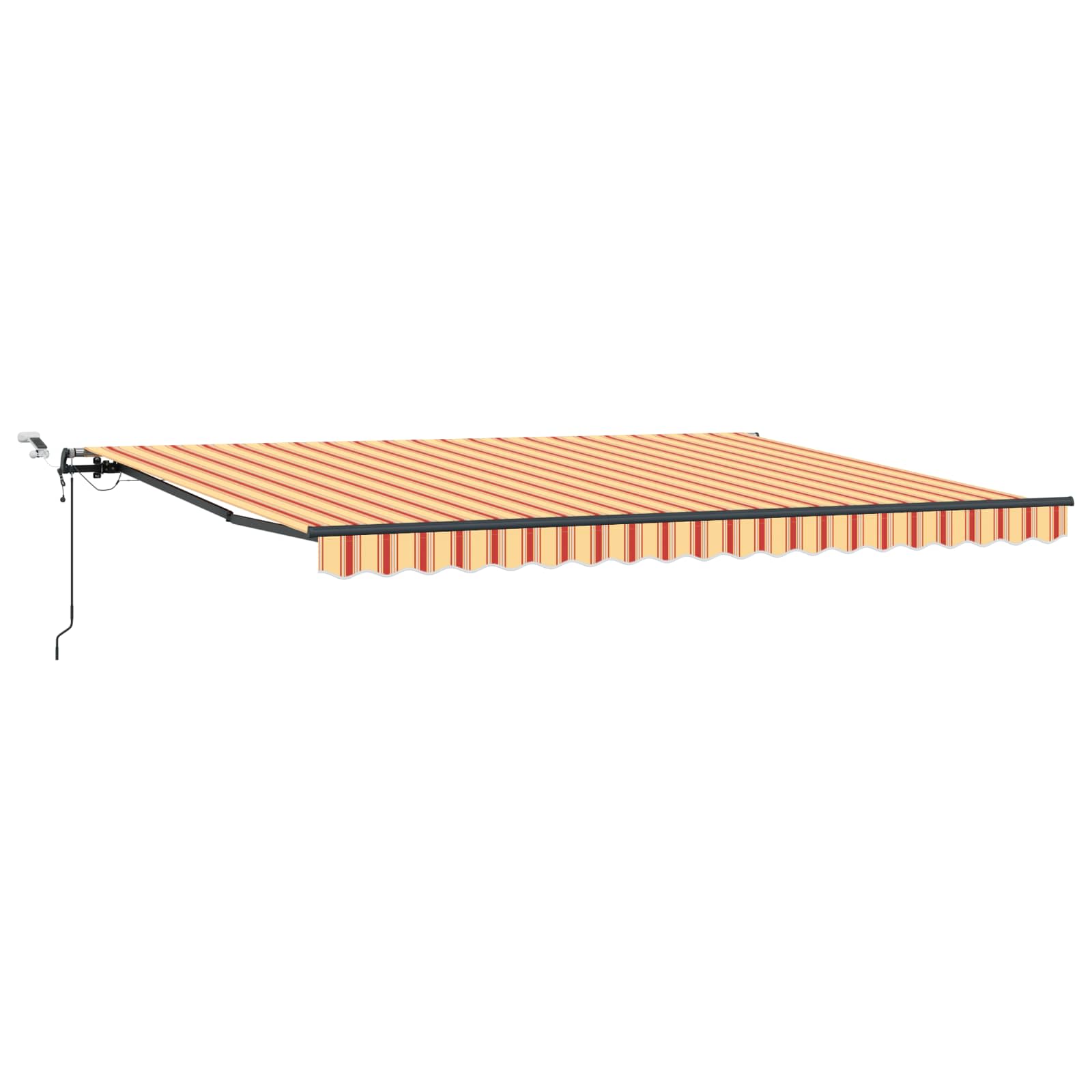Tkanina za tende Žuta i narančasta 450 × 350 cm Poliester