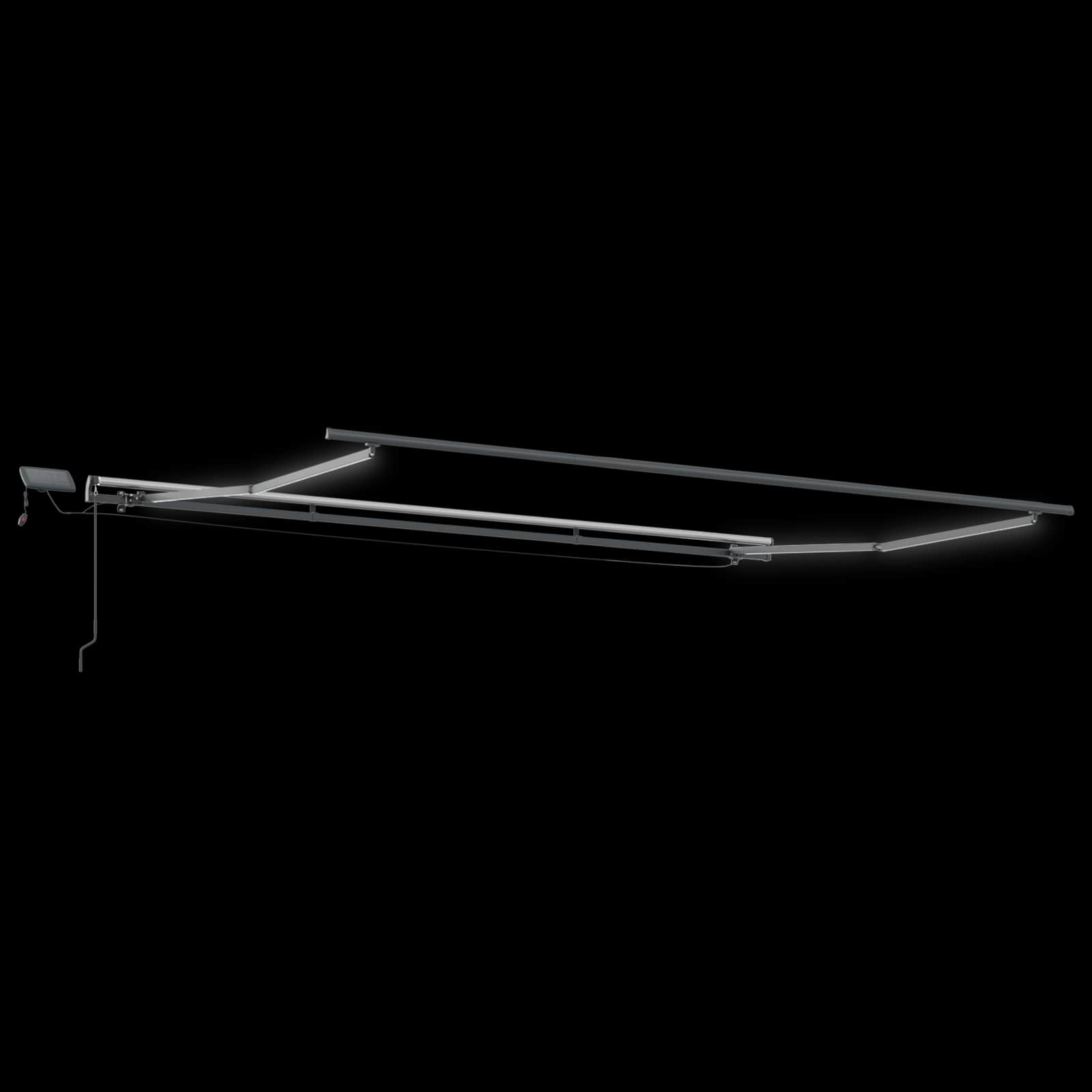 Povlačivi tende Šareni 450 × 350 cm Tkanina i Aluminij