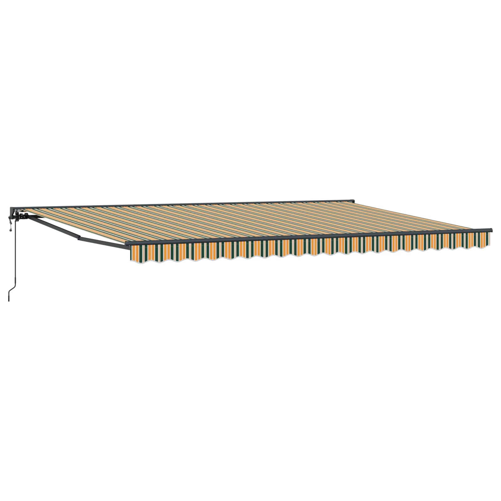 Okvir tende Zelena i žuta 500 × 300 cm Poliester s PU premazom