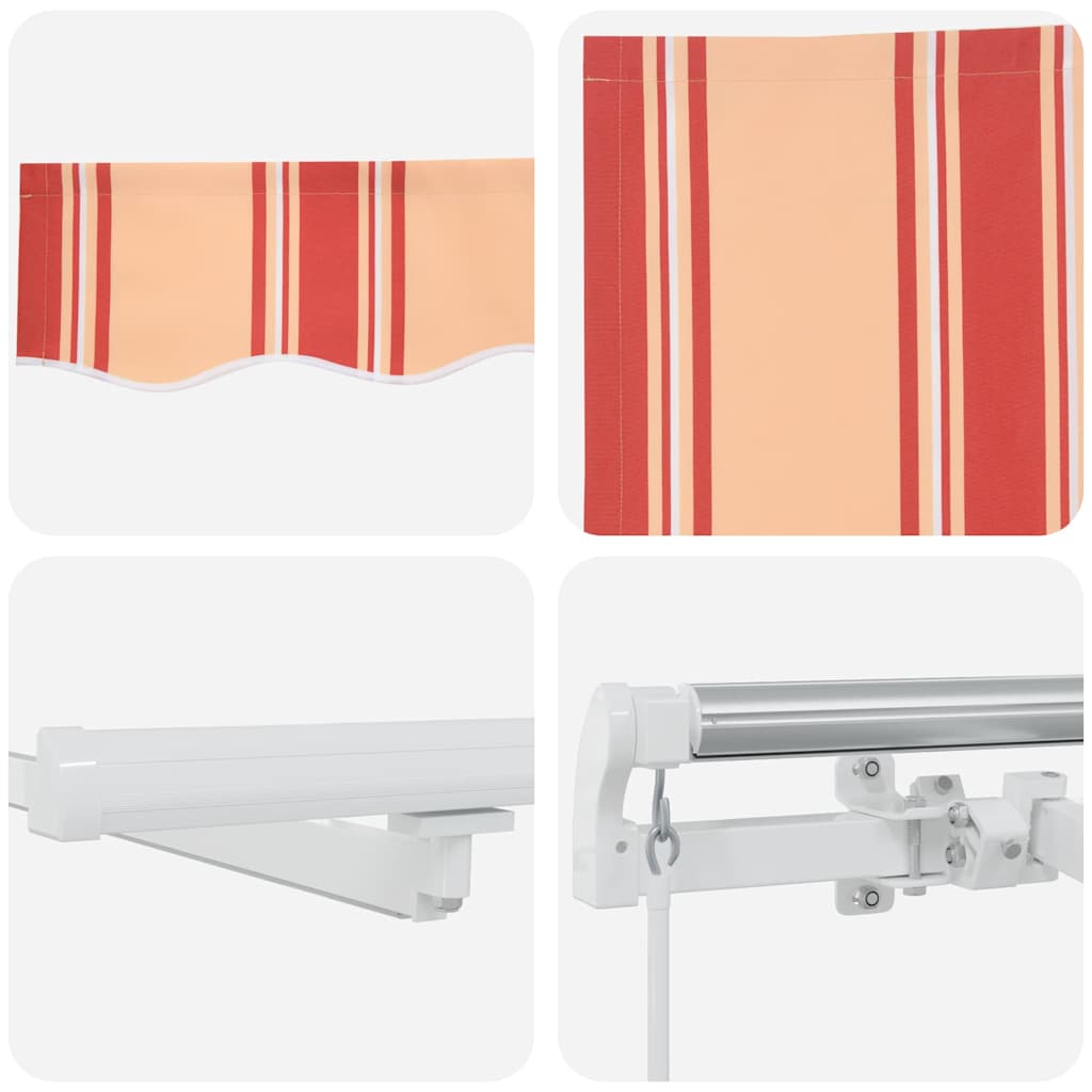 Povlačivi tende Žuta i narančasta 500 × 350 cm