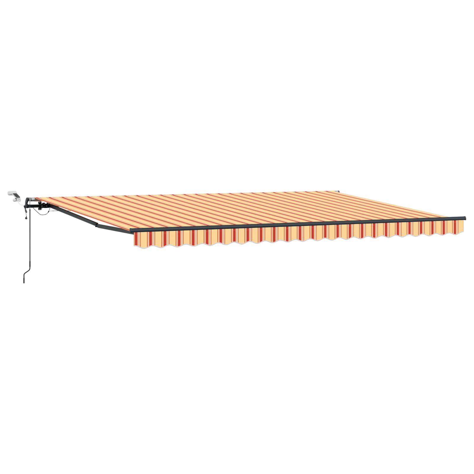 Tkanina za tende Žuta i narančasta 500 × 350 cm Poliester