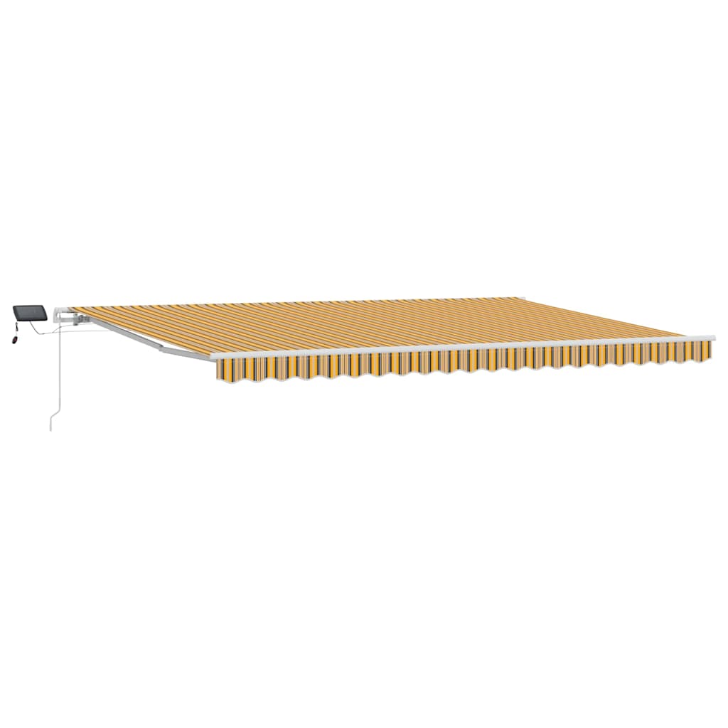 Povlačivi tende Šareni 500 × 350 cm Tkanina i Aluminij