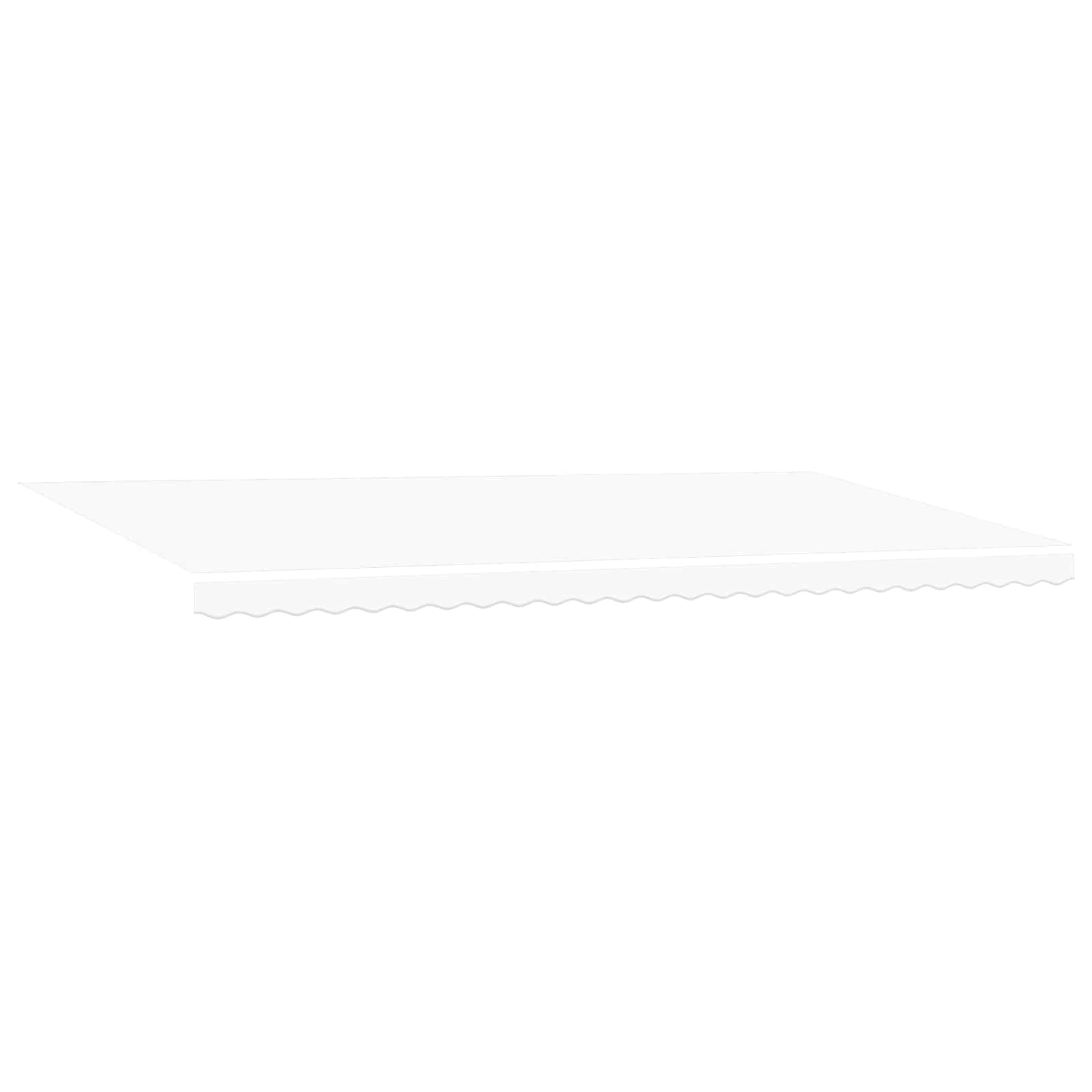 Tkanina za tende Bijela 600 × 300 cm Poliester
