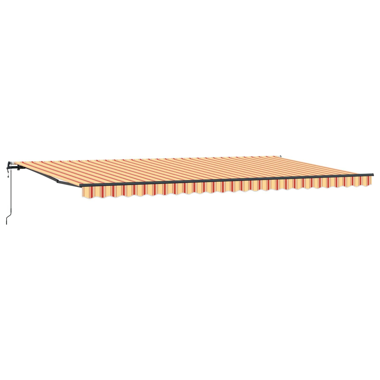 Povlačivi tende Žuta i narančasta 600 × 350 cm