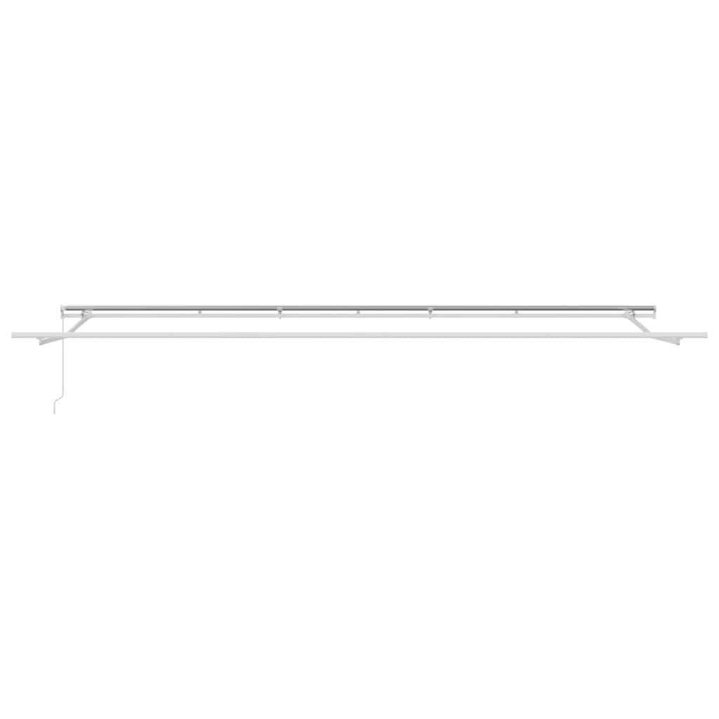 Povlačivi tende Šareni 600 × 350 cm Poliester i aluminij