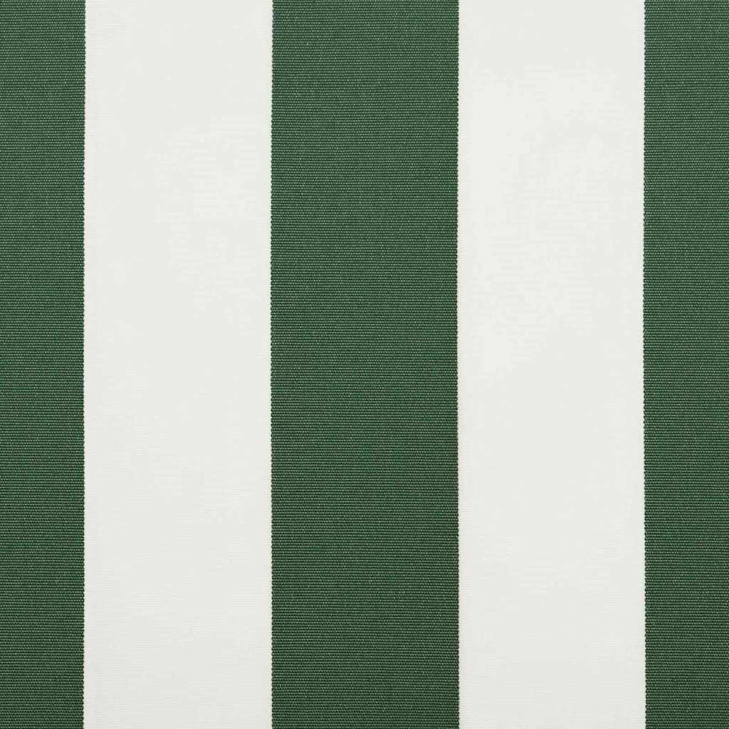 Povlačivi tende Zelena i bijela 600 × 350 cm