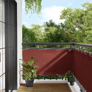 Balkonska pregrada Terakota 75x1000 cm 100% poliester Oxford