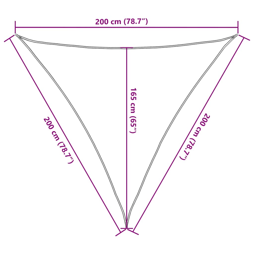 Jedro za sjenilo od terakote 2x2x2 m 100% poliester oxford