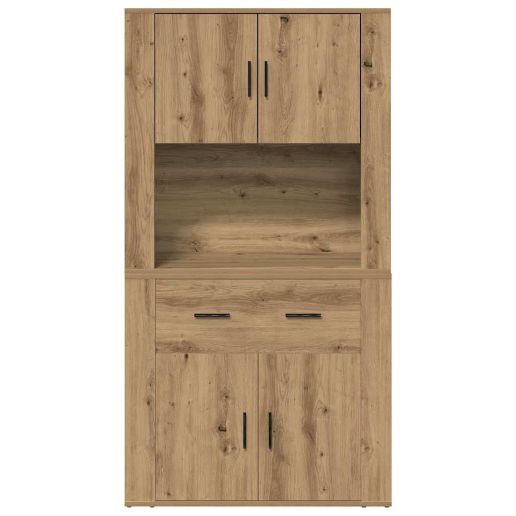 Highboard hrast artisan 80 x 33 x 150 cm Konstruirano drvo