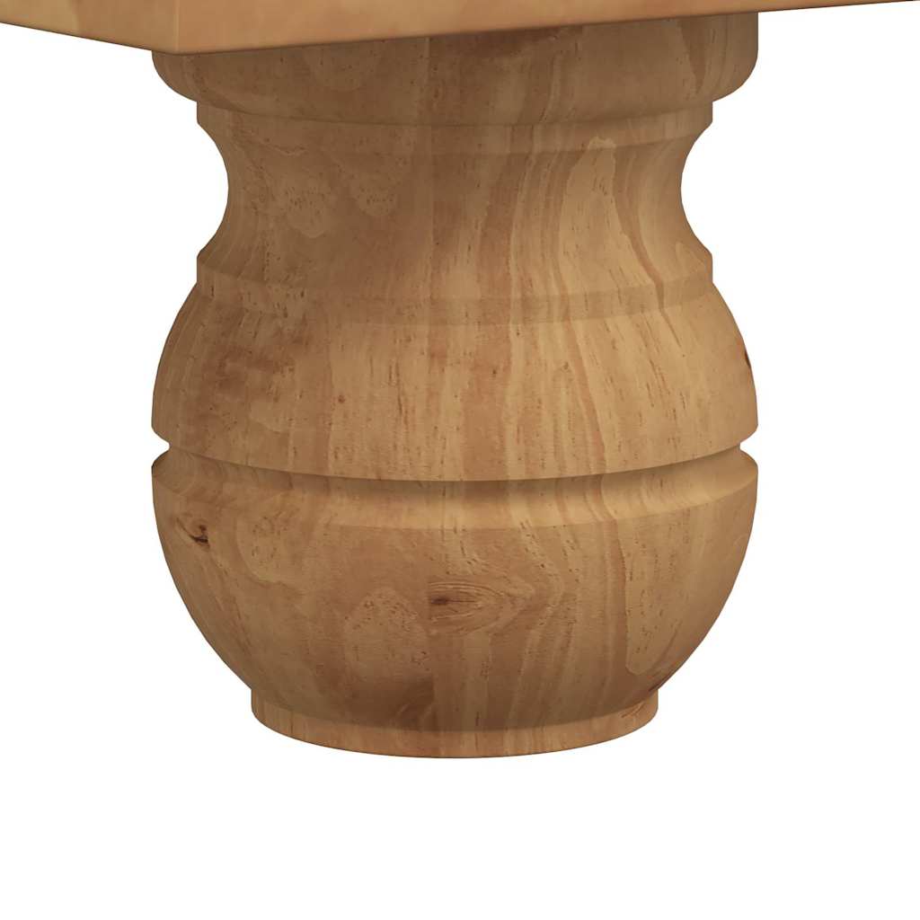 Komoda ASKIM Smeđa 79 x 40 x 133,5 cm Čvrsto borovo drvo