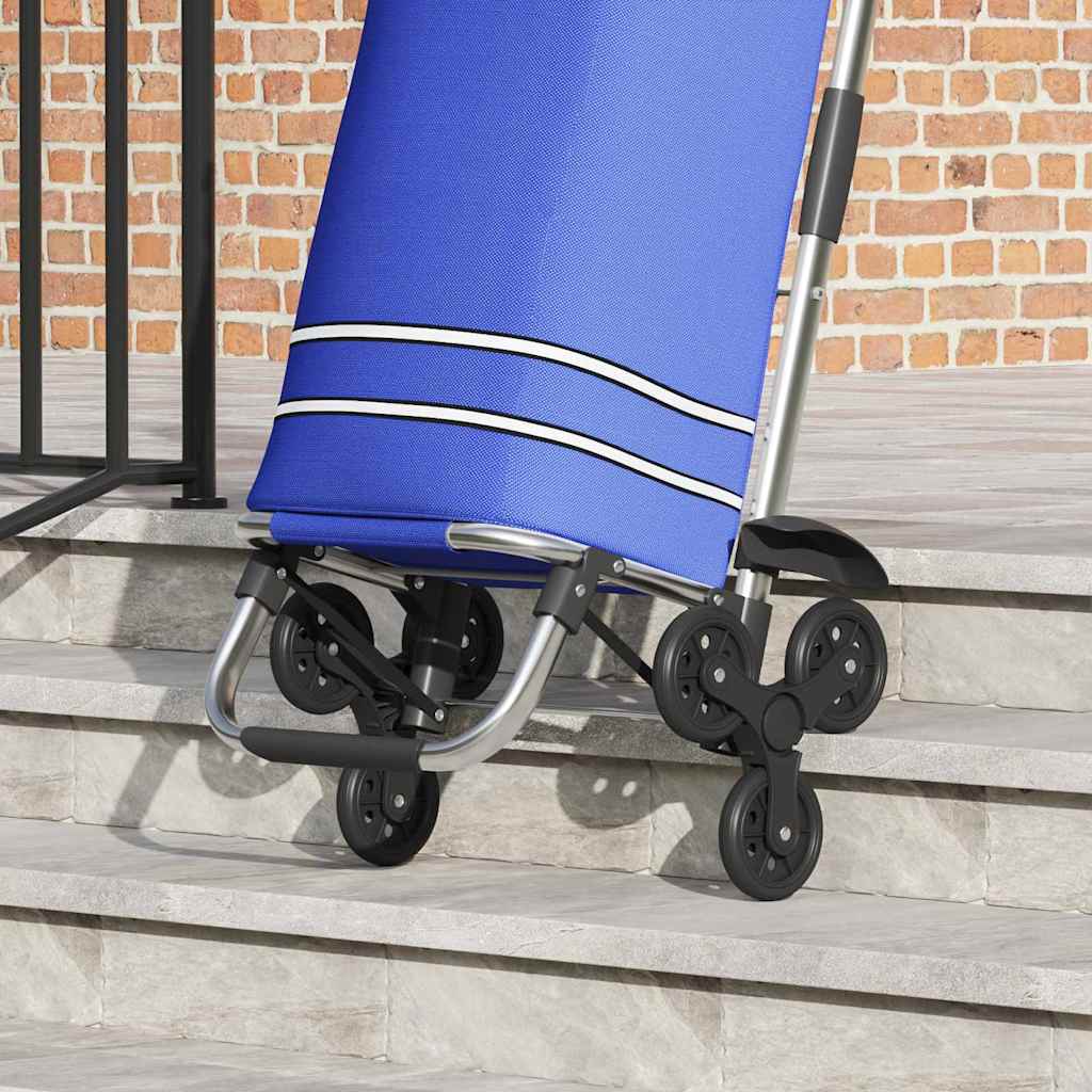 Kolica za kupovinu Plava 47 x 39 x 100,5 cm Oxford tkanina