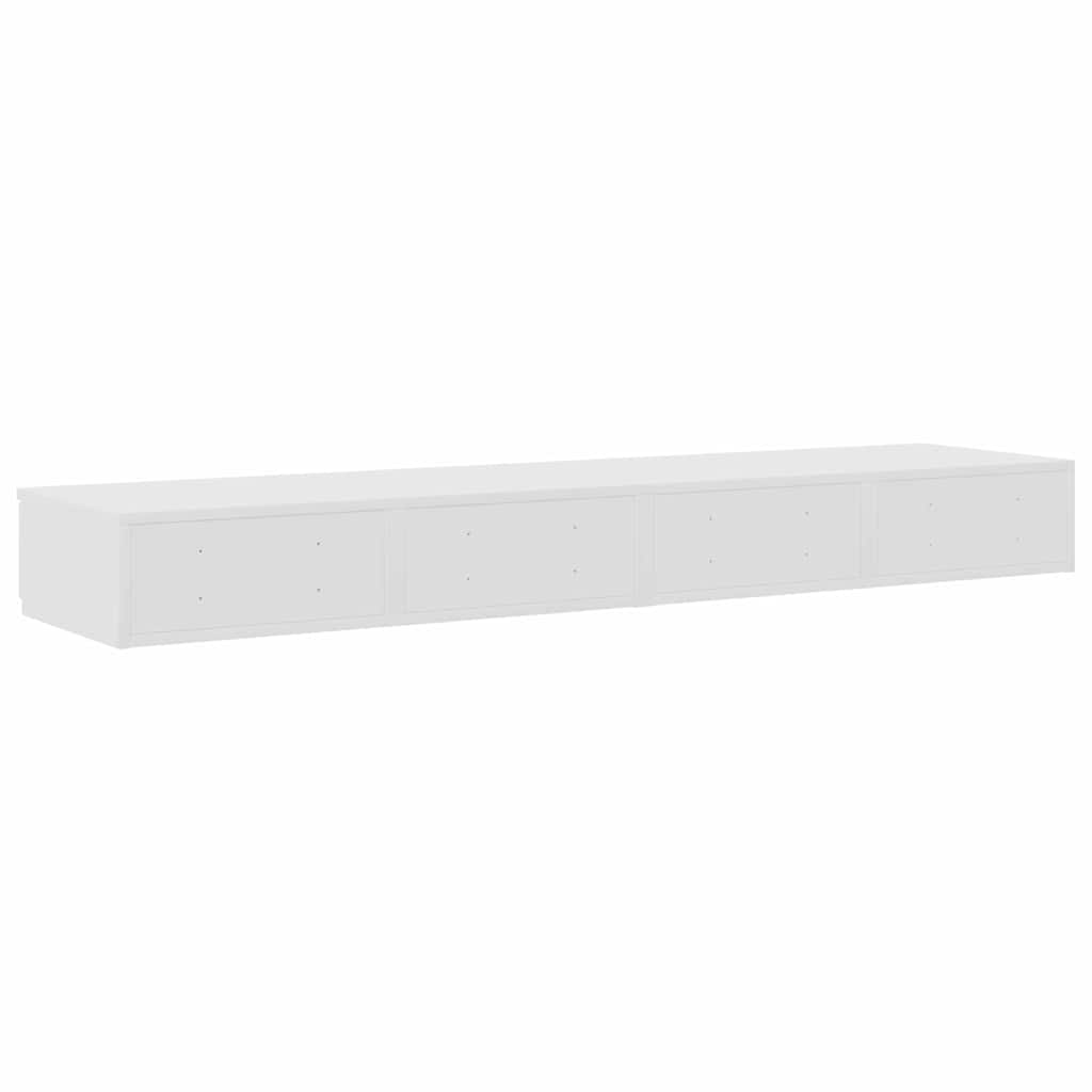 Ladice za krevet Bijelo 160 x 36,5 x 16,5 cm Konstruirano drvo