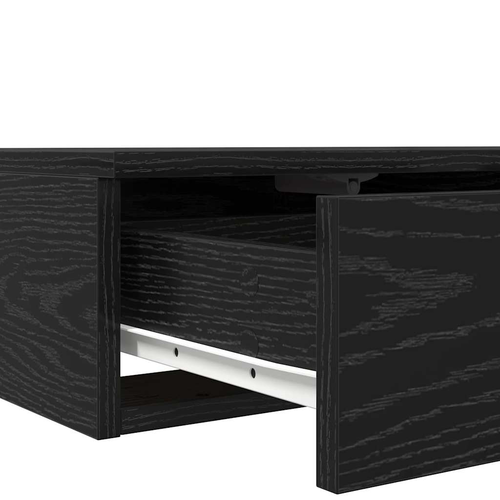 Ladice za krevet s ladicama Crni hrast 180 x 36,5 x 16,5 cm