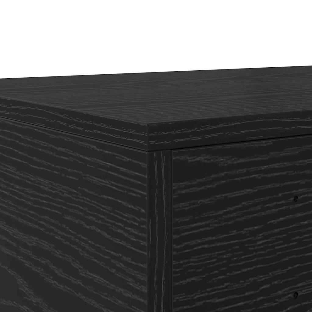 Ladice za krevet s ladicama Crni hrast 180 x 36,5 x 16,5 cm