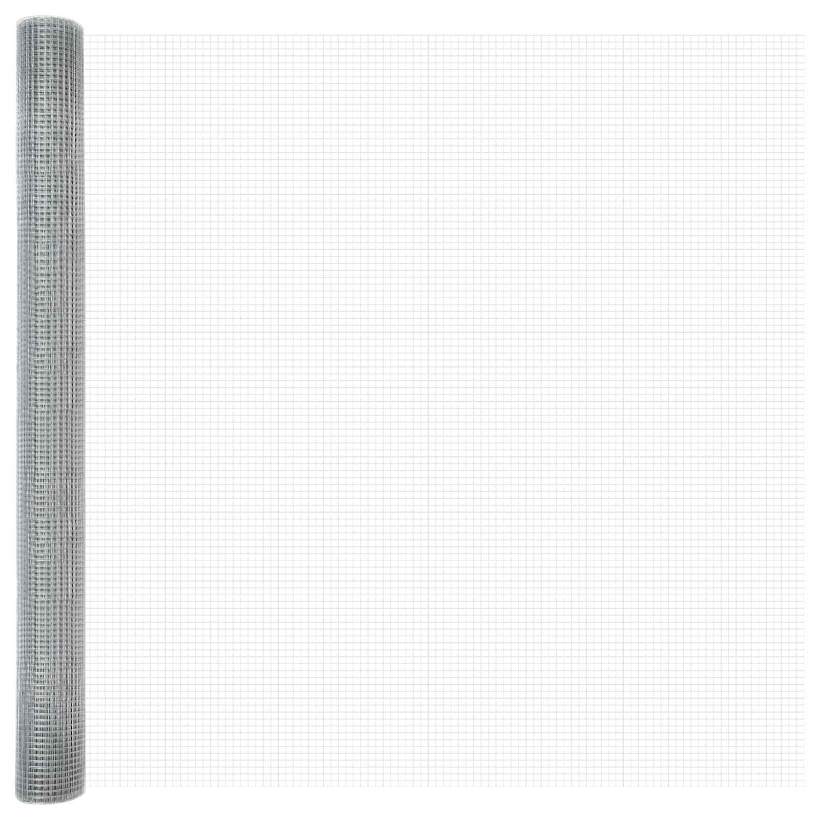 Zavarena žičana ograda 2500 x 160 cm Srebrno