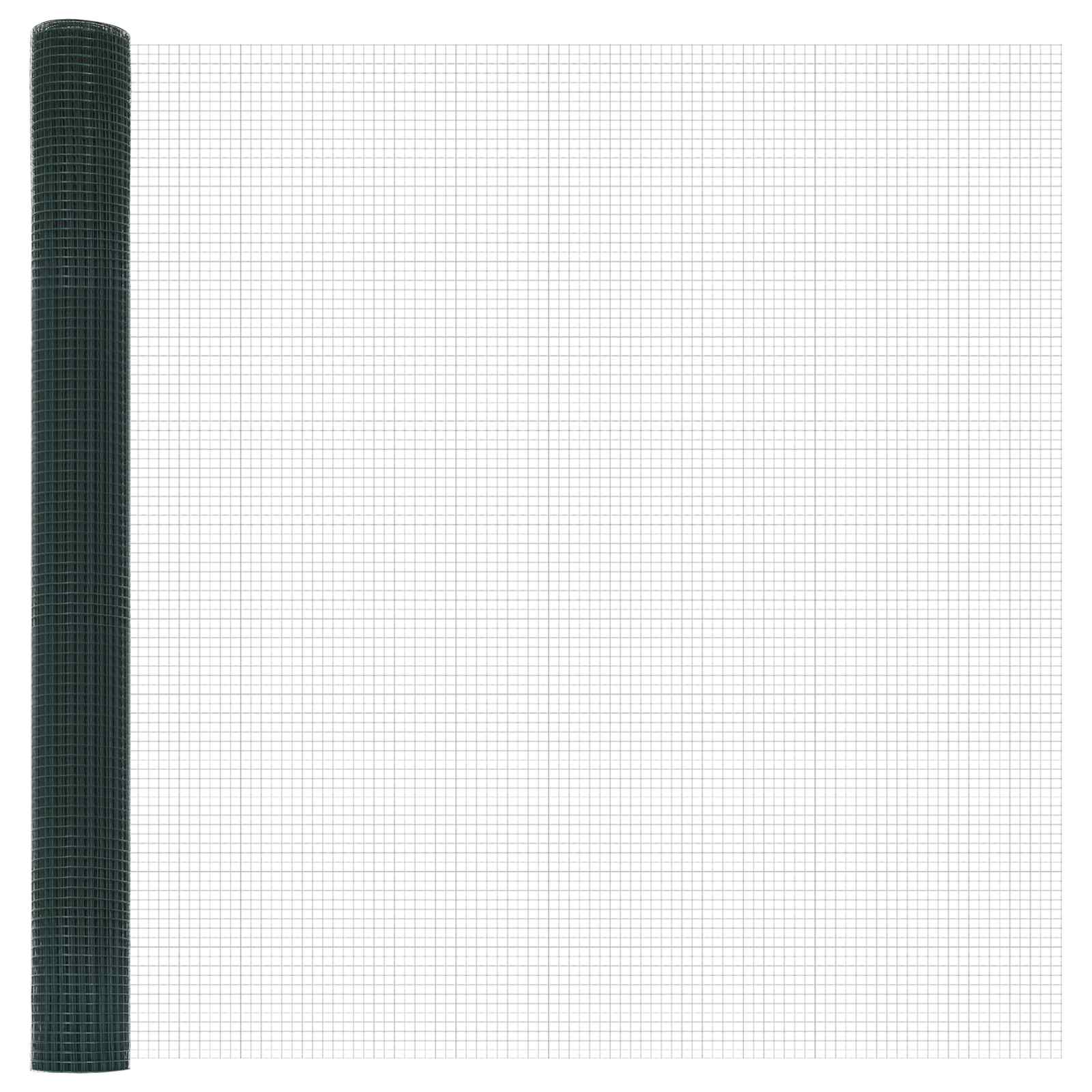 Zavarena žičana ograda 1000 x 160 cm Zelena