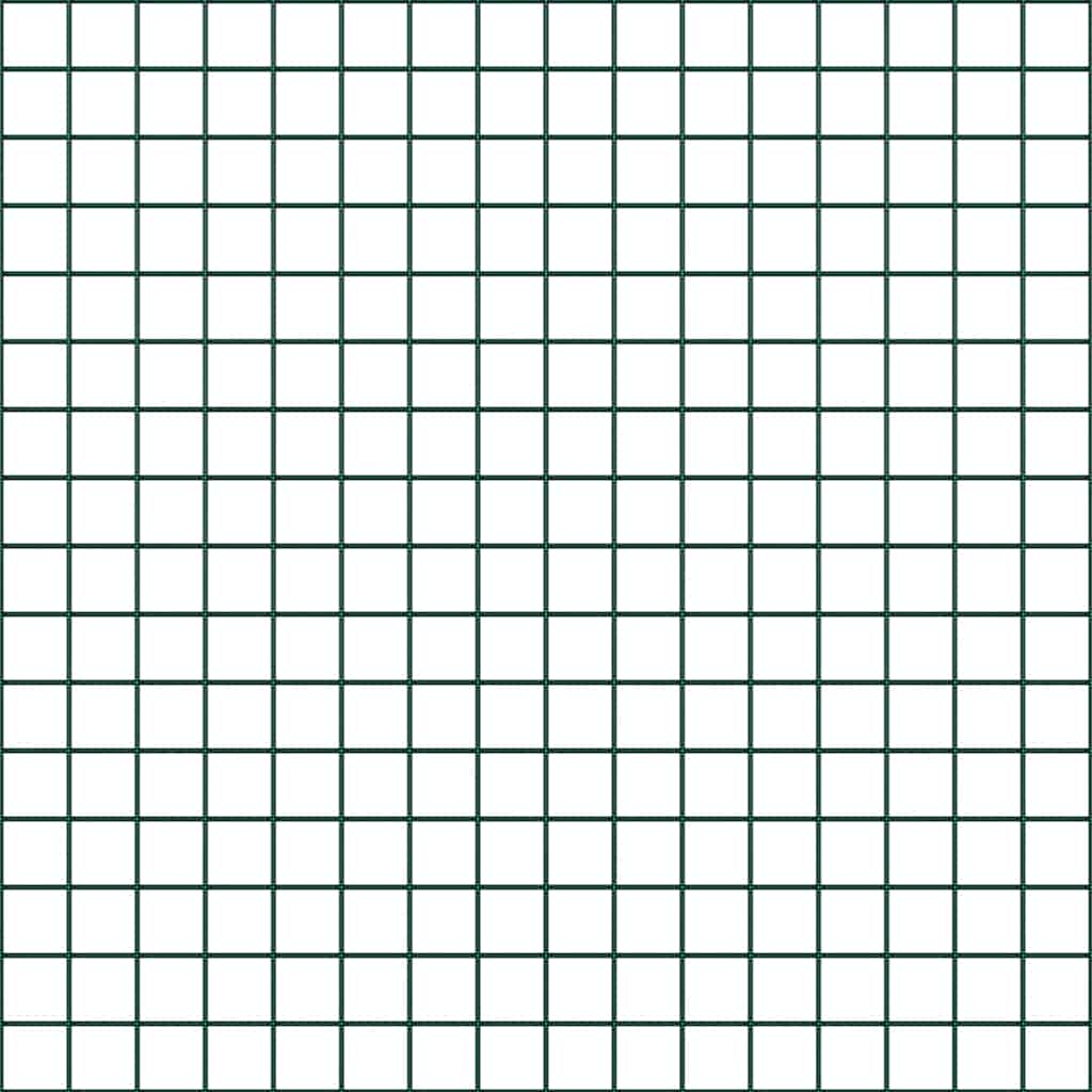 Zavarena žičana ograda 5000 x 100 cm Zelena