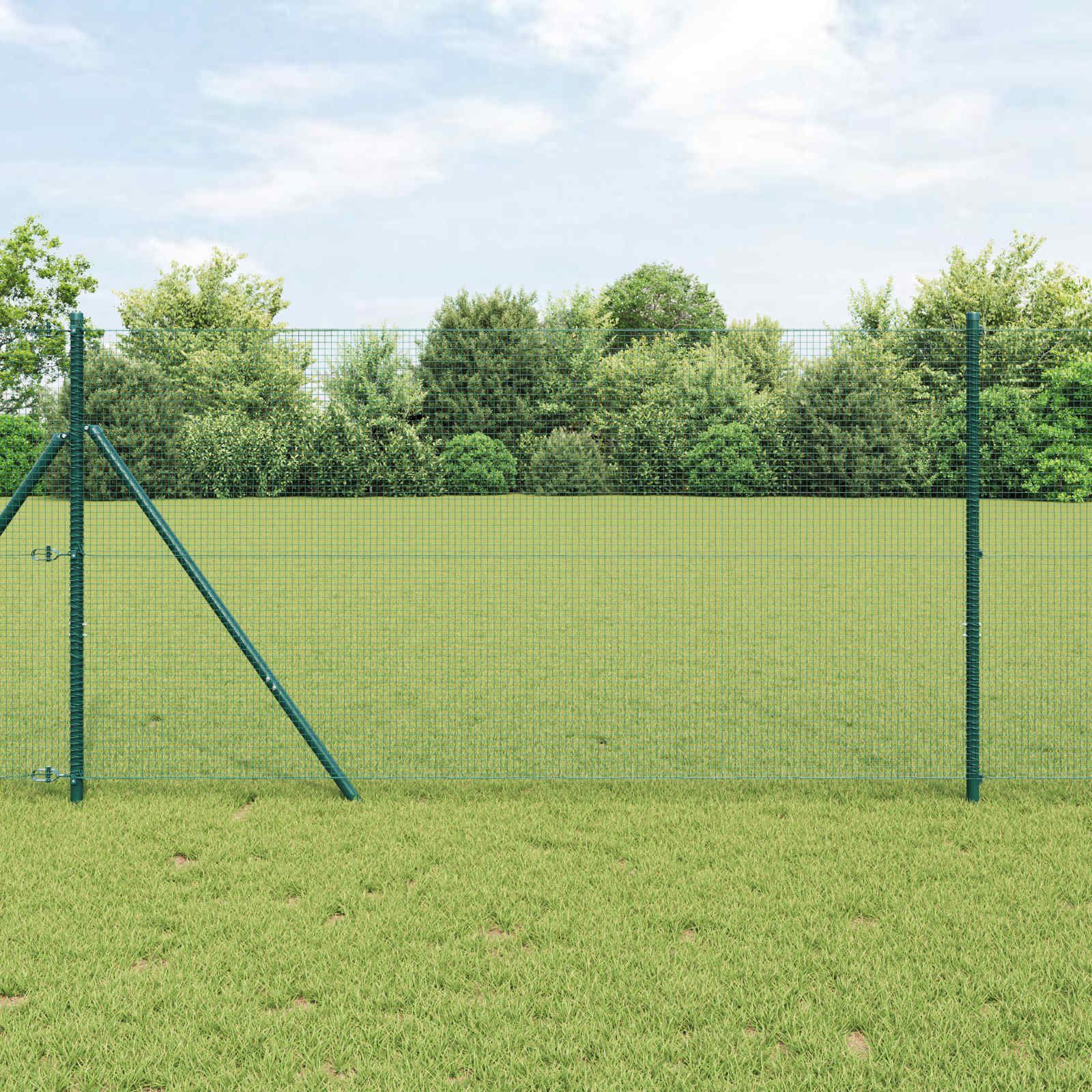 Zavarena žičana ograda 5000 x 140 cm Zelena