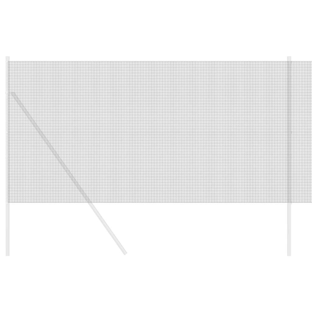 Zavarena žičana ograda 1000 x 140 cm Siva