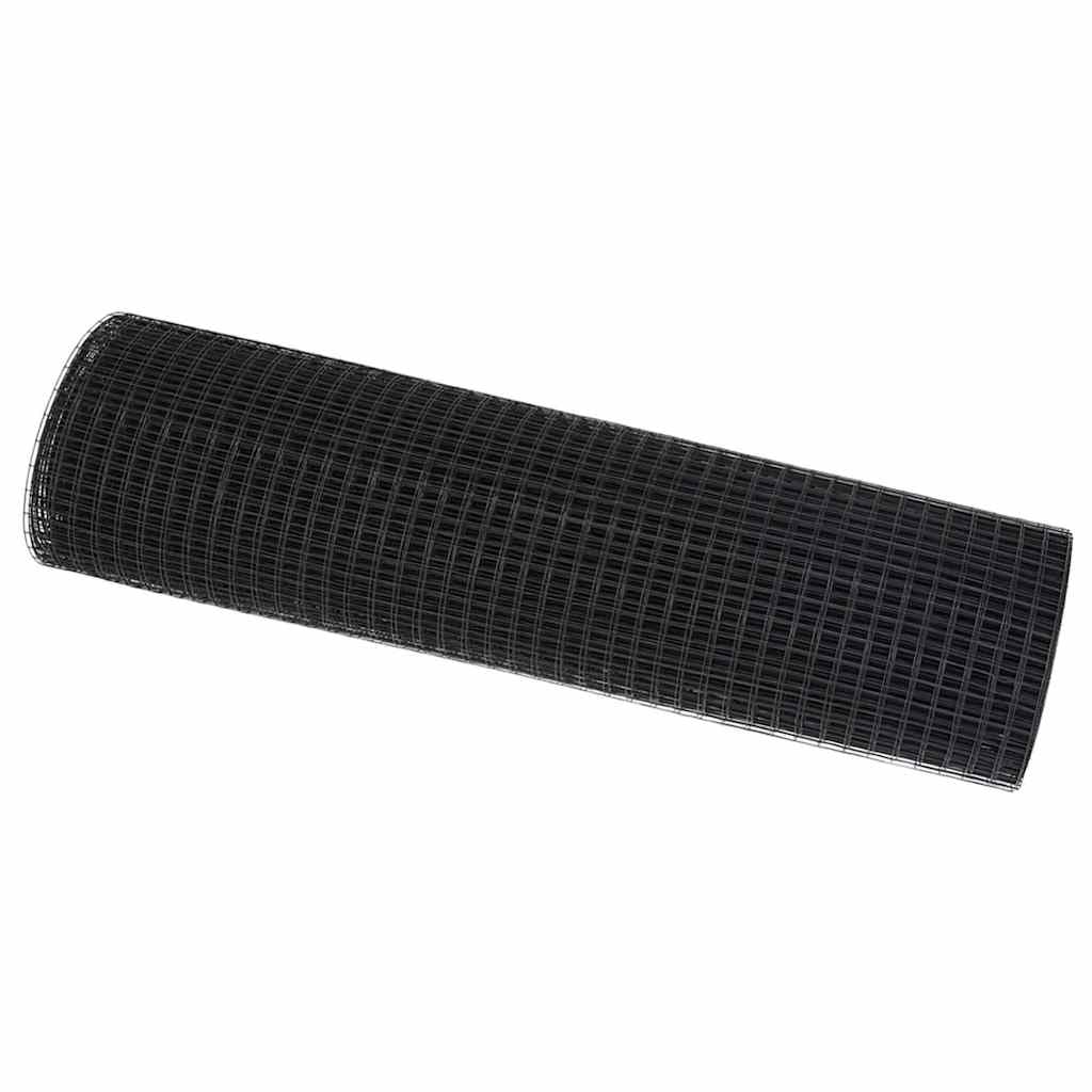 Zavarena žičana ograda 5000 x 60 cm Siva